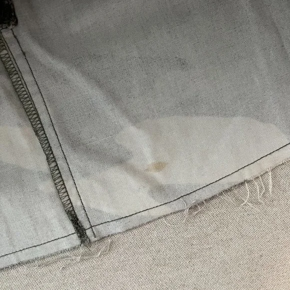 *RARE* EUC Moda International Camo Cargo Mini Skirt Sz 12 Green Brown - Picture 9 of 10